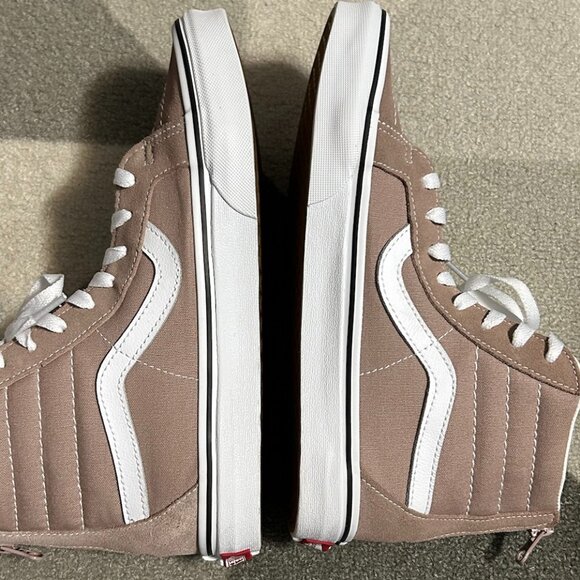 Vans Sk8-Hi Light Brown Zip Sneakers Men's 8/Women's 9.5 - Picture 8 of 12